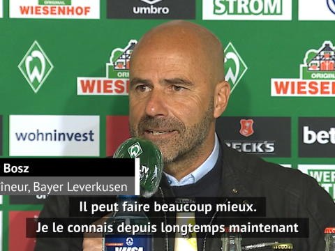 26e j. - Bosz : Havertz peut faire beaucoup mieux