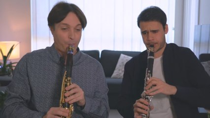Con un clarinete desde Canadá la música socializa a la gente en la pandemia