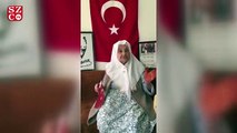 95 Yaşındaki Resmiye Çetin 19 Mayıs'ı kutladı