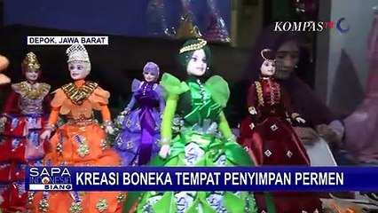 Kreatif! Boneka Cantik untuk Tempat Permen saat Lebaran