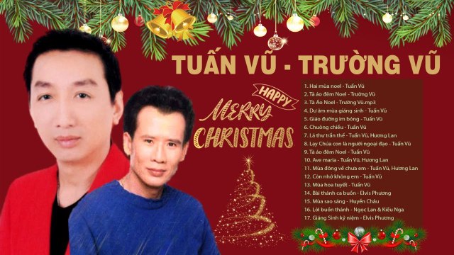 Nhạc Giáng Sinh Hải Ngoại Xưa TUẤN VŨ, TRƯỜNG VŨ LK Hai Mùa Noel, Tà Áo Đêm Noel Mừng Năm Mới 2020