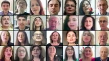 Türk Sanat Müziği korosu çalışmalarını telekonferansla sürdürüyor