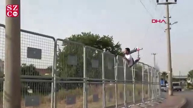 Bariyerleri aşıp karantina bölgesinden kaçan 2 kişi yakalandı