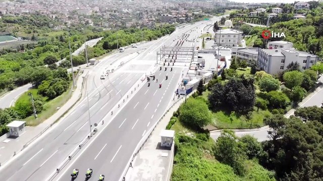 İstanbul polisinin 19 Mayıs korteji
