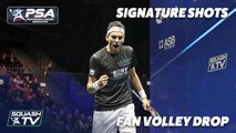 Signature Shots - Mohamed ElShorbagy - Fan Volley Drop