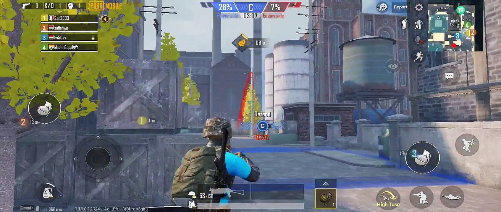 PUBG MOBILE BATTLE GROUND A.B.C KILLS-17  BEST TRICKS