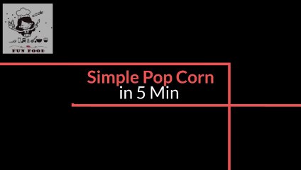 Popcorn Recipe - Homemade Popcorn On Stove - How to make Popcorn