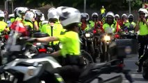 İstanbul Emniyet Müdürlüğü ekipleri 101 Motosiklet ile şehir turu yaptı (1)