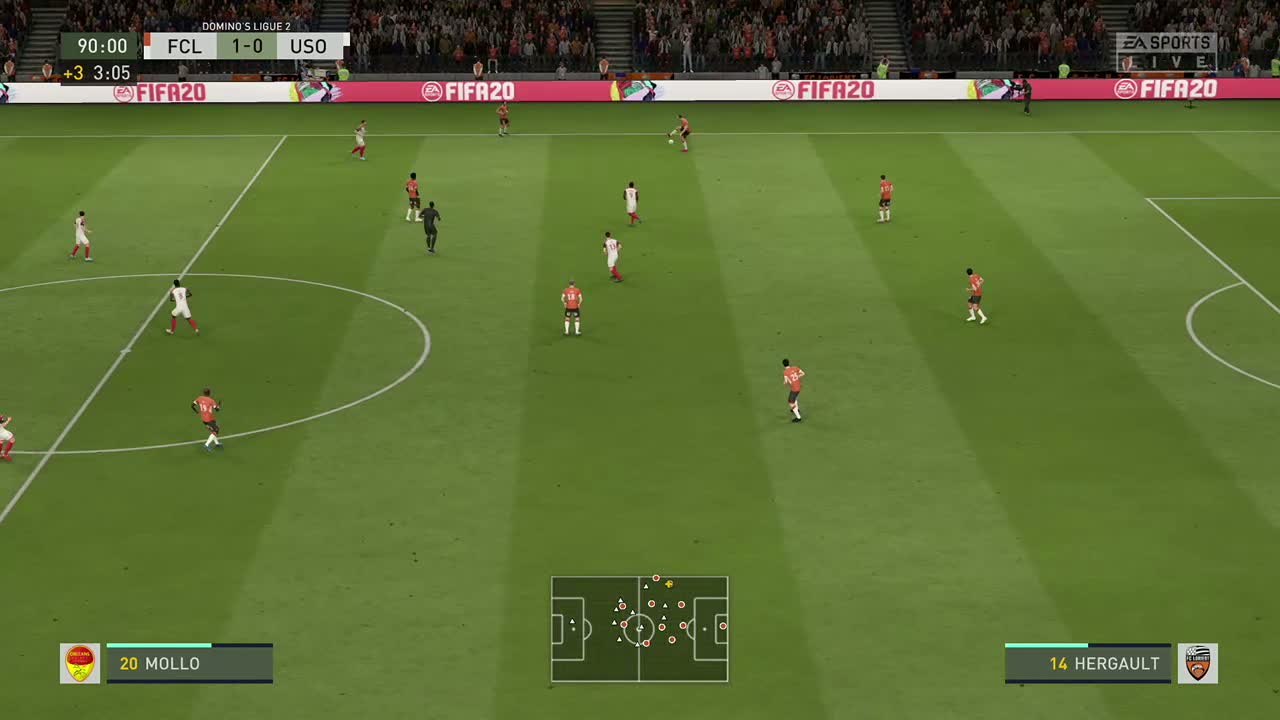 FIFA 20 : notre simulation de FC Lorient - US Orléans (L2 - 35e journée)