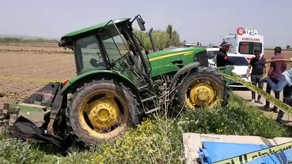 Traktörü temizlemek isterken canından oldu