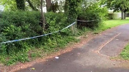 Police cordon in place after a body is found on Wiltshire Way in Hartlepool