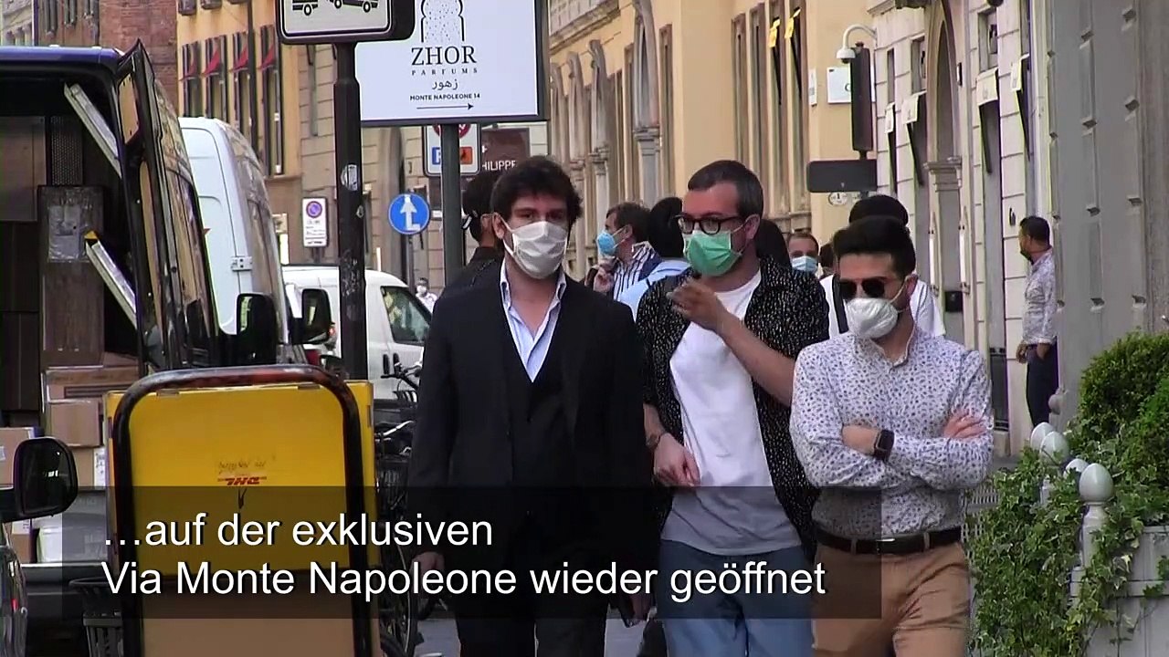 Fare bella Figura: Luxusboutiquen in Mailand öffnen wieder