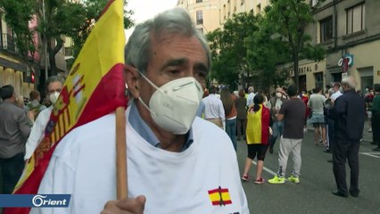 احتجاجات في اسبانيا تطالب رئيس الوزراء بالتنحي عن منصبه