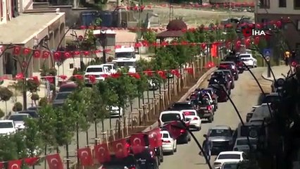 Şırnak’ta 19 Mayıs, araç konvoyuyla kutlandı