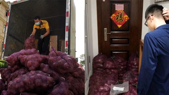 Çin'de bir kadın, kendisini aldatan sevgilisine Günlerce ağladım, sıra sende notuyla 1 ton soğan gönderdi