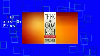 Full version  Think and Grow Rich  For Free