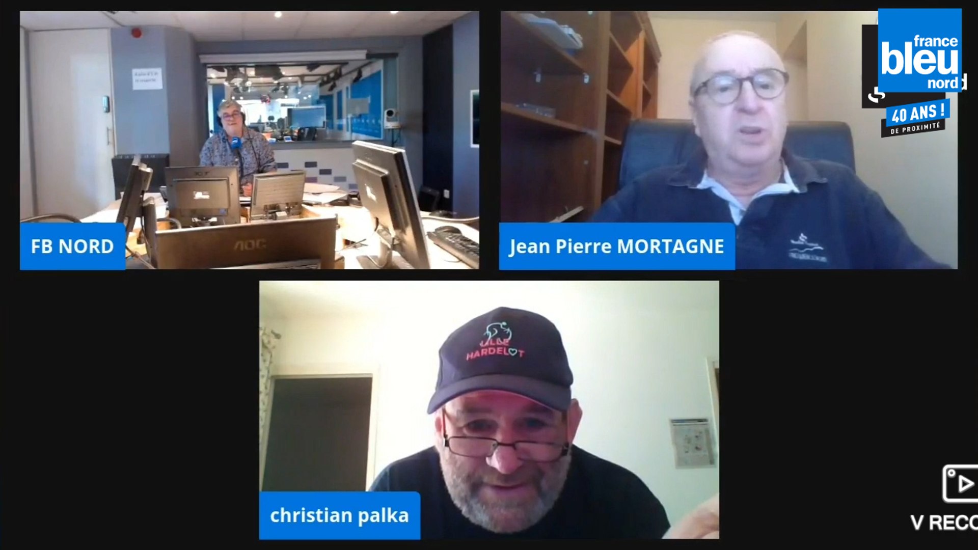 40 ans de France Bleu Nord : Jean-Pierre Mortagne et Christian Palka les  sportifs - Vidéo Dailymotion