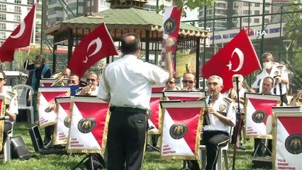 Altındağ ve Polis Akademisinden bandolu 19 Mayıs kutlaması