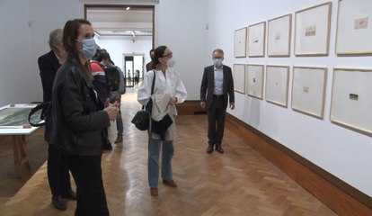 Sophie Wilmès visite le Bozar pour la réouverture des musées
