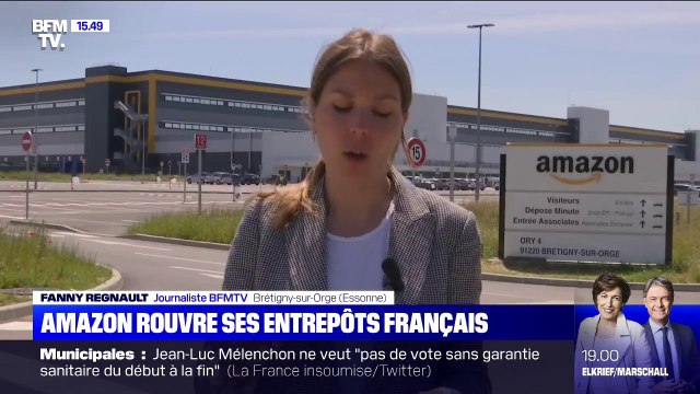 Les six centres de distribution d'Amazon, fermés depuis le 16 avril, rouvrent à partir de ce mardi