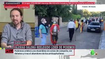 Iglesias amenaza con escraches a Ayuso y Abascal en venganza por la protesta ante su casoplón