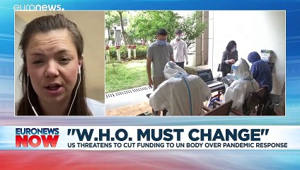 Coronavirus: Trumps accuses WHO of favouring China and makes funding threat