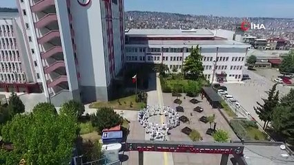 Sağlıkçılardan 19 Mayıs koreografisi