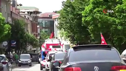 Çekmeköy’de otobüslü bando takımı ile 19 Mayıs kutlaması