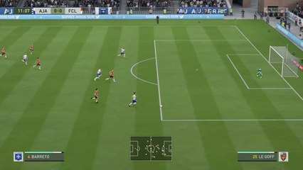 AJ Auxerre - FC Lorient sur FIFA 20 : résumé et buts (L2 - 36e journée)