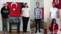 '19 Mayıs' evlerden online kutlandı - KAYSERİ