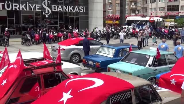 19 Mayıs'a anlamlı kutlama...Başkanlar otobüsle şehir turu atıp halkın bayramını kutladı