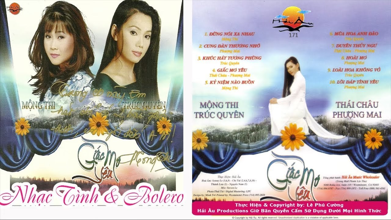 MỘNG THI TRÚC QUYÊN - NHẠC TÌNH CA BOLERO HẢI NGOẠI SANG TRỌNG HAY NHẤT 2019