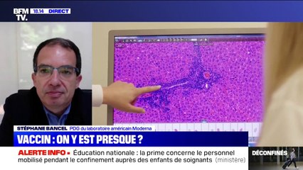 Vaccin: "On n'en connaîtra l'efficacité qu'à l'automne" après un test sur des milliers de personnes, déclare Stéphane Bancel, PDG de Moderna