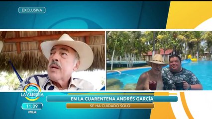 Andrés García nos cuenta EN EXCLUSIVA cómo vive la cuarentena. | Venga La Alegría