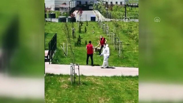 Karantina sürecini köpeği 'Zeus' ile geçiriyor - SİVAS