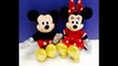 Mickey and Minnie Mouse Beanie Babies Disneyland Stuffies