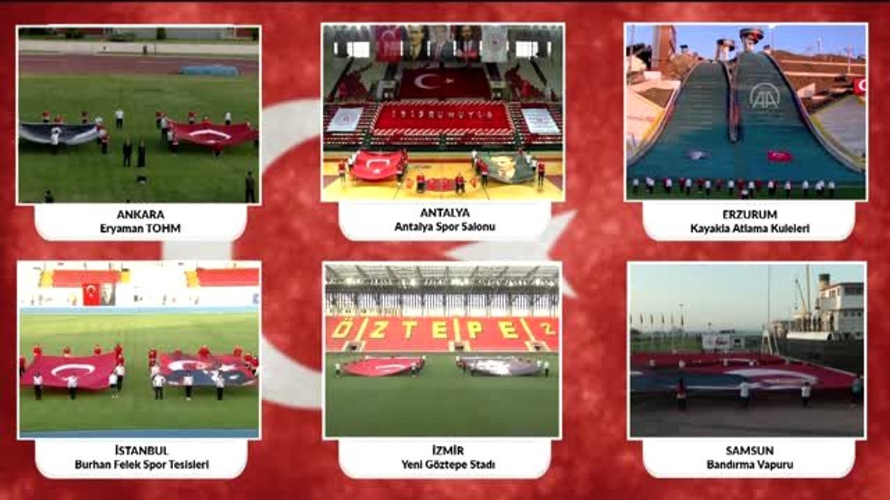 Bakan Kasapoğlu, milli sporcularla birlikte İstiklâl Marşı'nı okudu