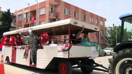 19 Mayıs Atatürk'ü Anma, Gençlik ve Spor Bayramı kutlaması - BALIKESİR