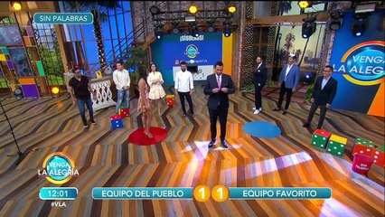 ¡Checa qué equipo estuvo a punto de empatar el marcador en el Sin Palabras! | Venga La Alegría