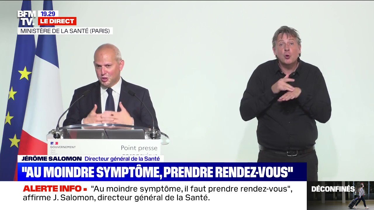 Coronavirus: selon Jérôme Salomon, "nous étions, dans les derniers jours, à 50.000 tests par jour"