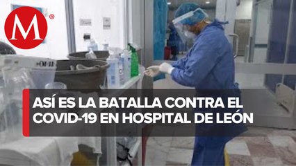 Así se vive dentro del Hospital covid-19 de León
