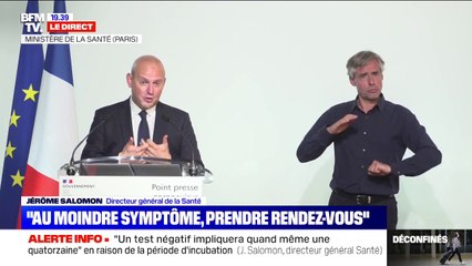 Jérôme Salomon: le risque d'un reconfinement "dépendra de nos comportements"
