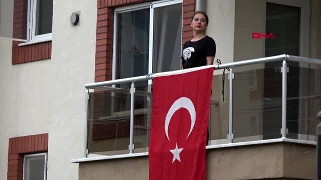 Edirneliler 19.19'da hep bir ağızdan İstiklal Marşı okudu