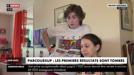 Download Video: Parcoursup : les lycéens découvrent leurs premiers résultats