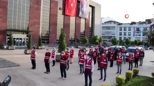 Sultanbeyli'de Vefa Sosyal Destek Grubundan İstiklal Marşlı 19 Mayıs kutlaması