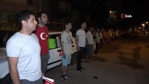 Antalyalılar 19 Mayıs'ta sitelerin bahçesini karnaval alanına çevirdi