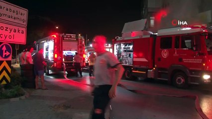 İzmir’de korkutan yangın: 8 katlı bina boşaltıldı
