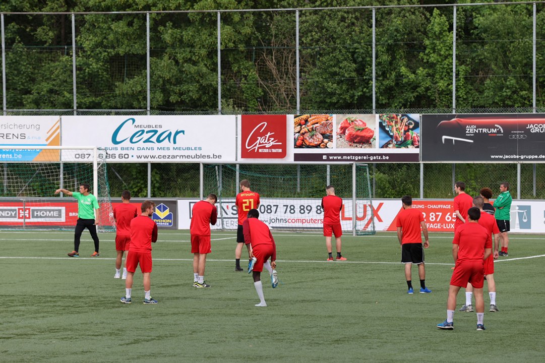 FOOTBALL P1 premier entrainement post-confinement à La Calamine