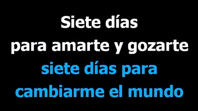 7 Dias - Elvis Crespo - Karaoke - Letra
