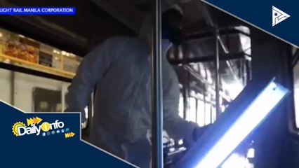 UVC Technology, ginamit sa pag-disinfect sa LRT 1